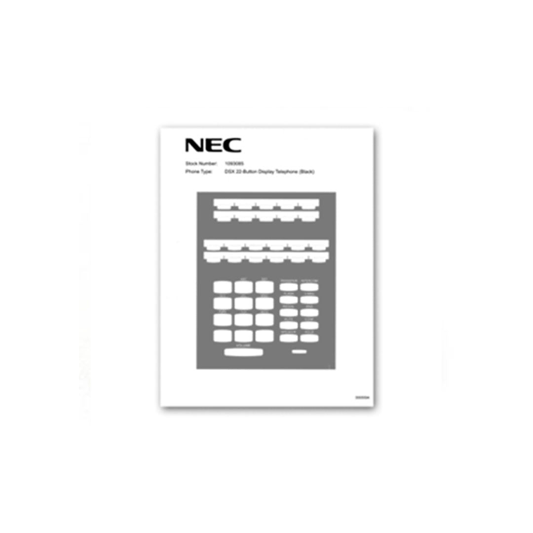 NEC - Q24-FR127921 - Pk25 Etiquetas para DSS